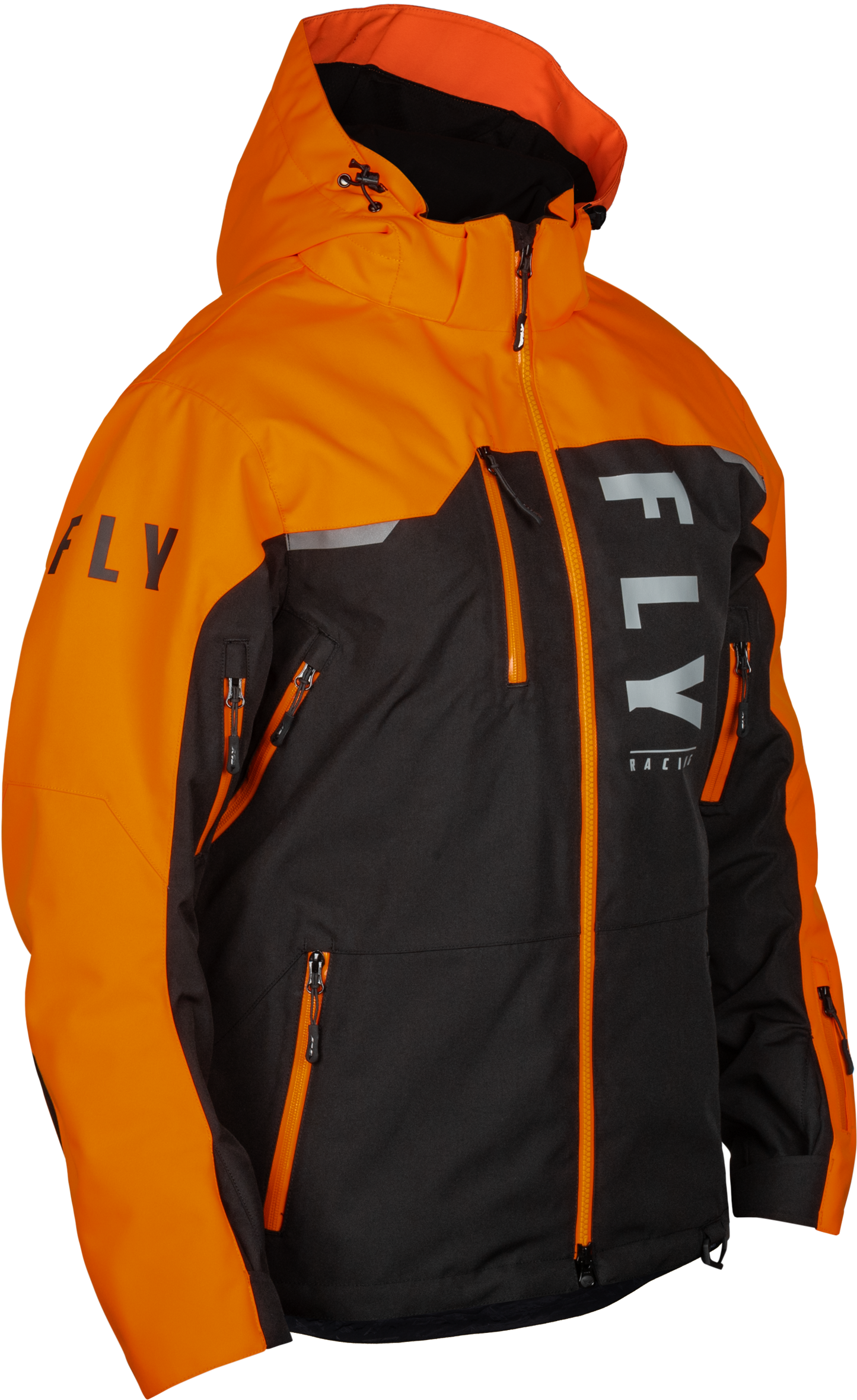 Carbon Jacket Black/Orange Sm