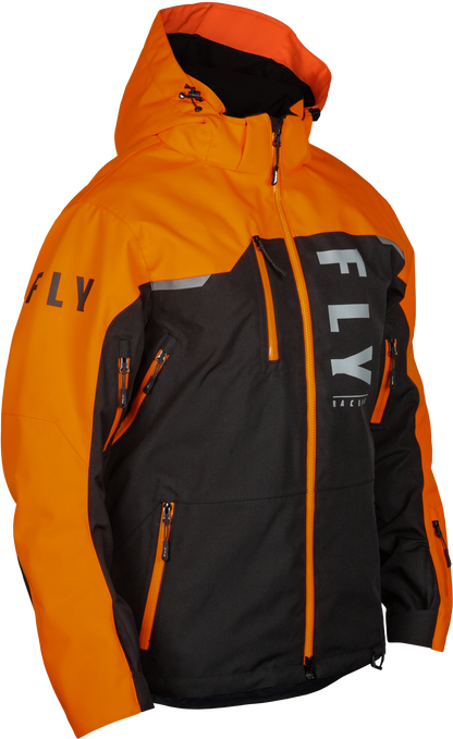 Carbon Jacket Black/Orange Sm