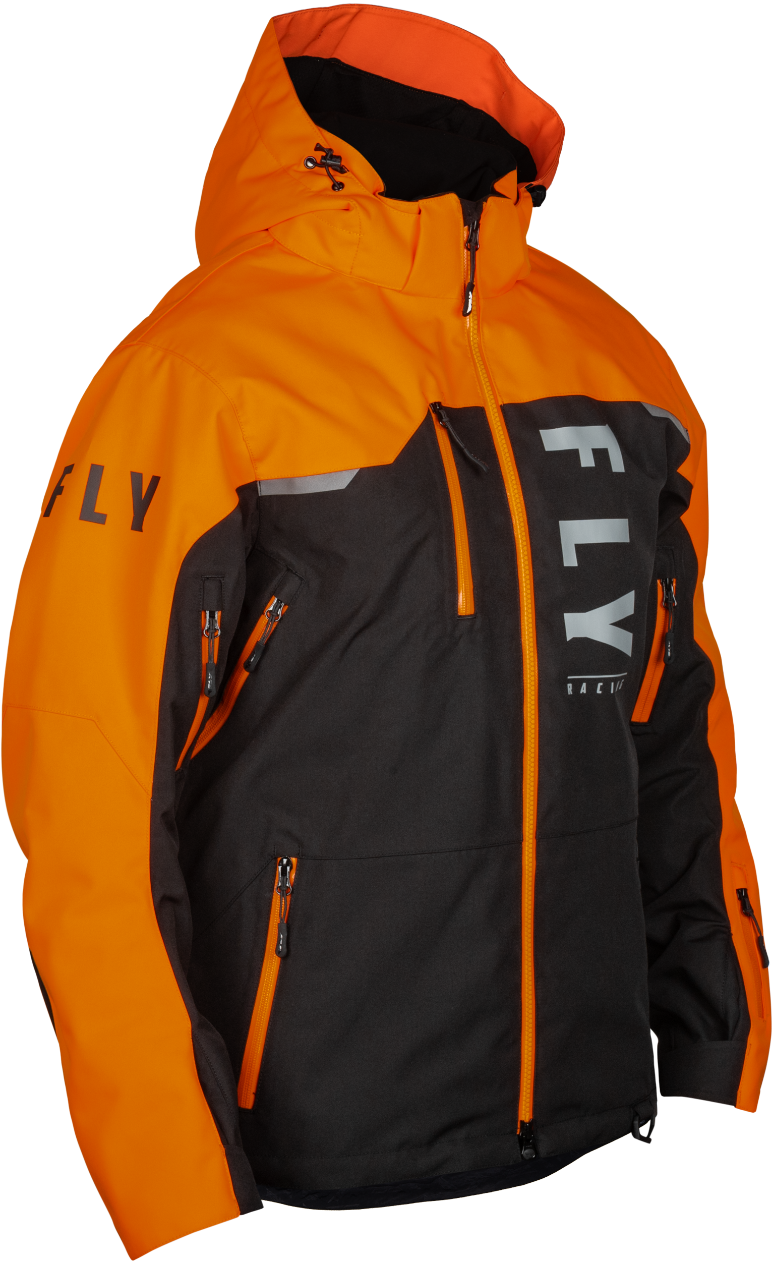 Carbon Jacket Black/Orange Lg