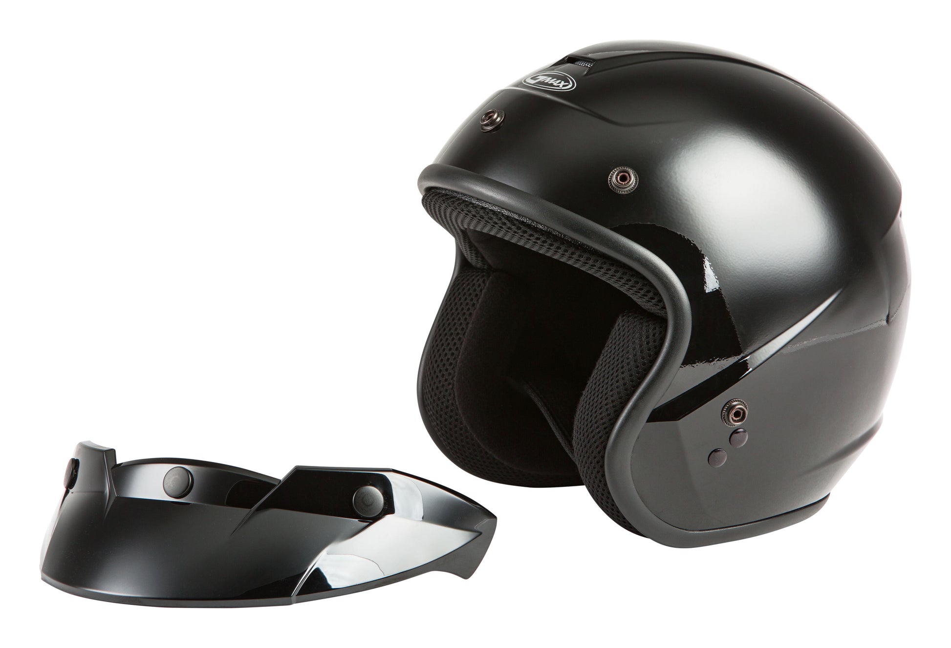 Youth Of 2y Open Face Helmet Black Ys