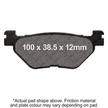 Brake Pads Sfa319 Organic