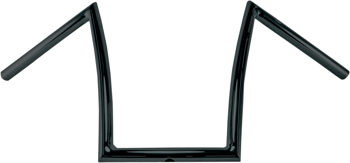 TODD'S CYCLE 1" Strip Handlebar - 12" - Black SB12-2