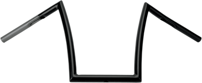 TODD'S CYCLE 1" Strip Handlebar - 12" - Flat Black SB12-3