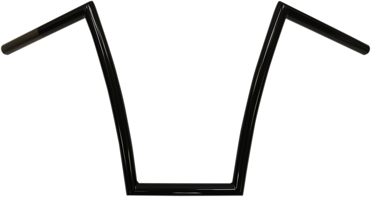 TODD'S CYCLE 1" Strip Handlebar - 14" - Black 0601-2548