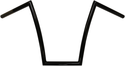 TODD'S CYCLE 1" Strip Handlebar - 14" - Black 0601-2548