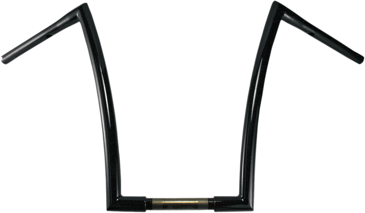 TODD'S CYCLE 1-1/4" Strip Handlebar - 17" Rise - Black 0601-2714