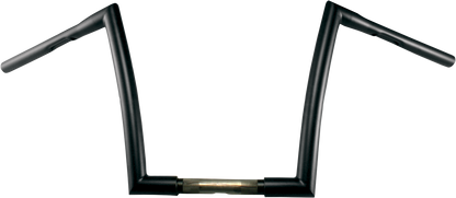 TODD'S CYCLE 1-1/4" Strip Handlebar- 17" Rise - Flat Black 0601-2715