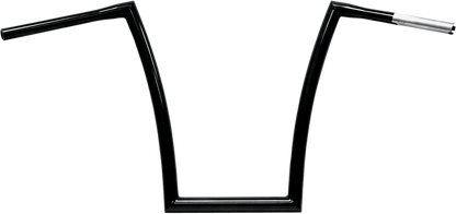 TODD'S CYCLE 1-1/4" Strip Handlebar - Strip - Fat Bobber - 17" Rise - Black 0601-2723