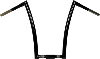 TODD'S CYCLE 1-1/4" Strip Handlebar - Springer - 17" Rise - Black 0601-2804