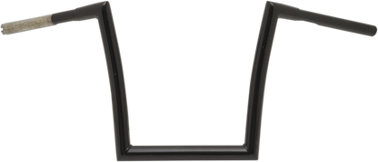 TODD'S CYCLE 1-1/4" Strip Handlebar - Fat Bobber - 14" Rise - Black 0601-3133