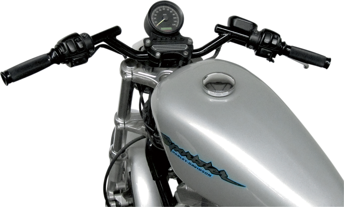 TODD'S CYCLE 1" Speed Cafe Handlebar - Speed Up - Black 0601-4661