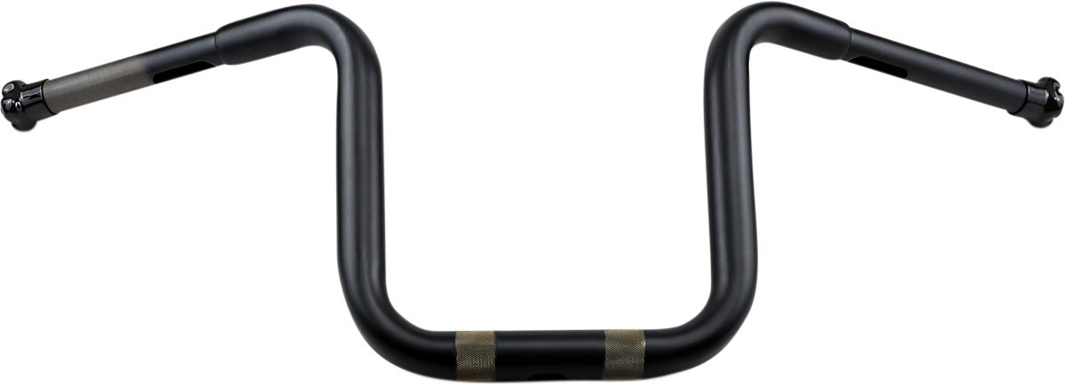 TODD'S CYCLE 1-1/4" Beater Bar - 10" - Matte Black 0601-4679