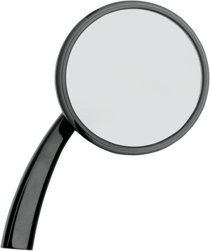 TODD'S CYCLE Mirror - Shooter - Side View - Round - Black - Right - Each SMR-2