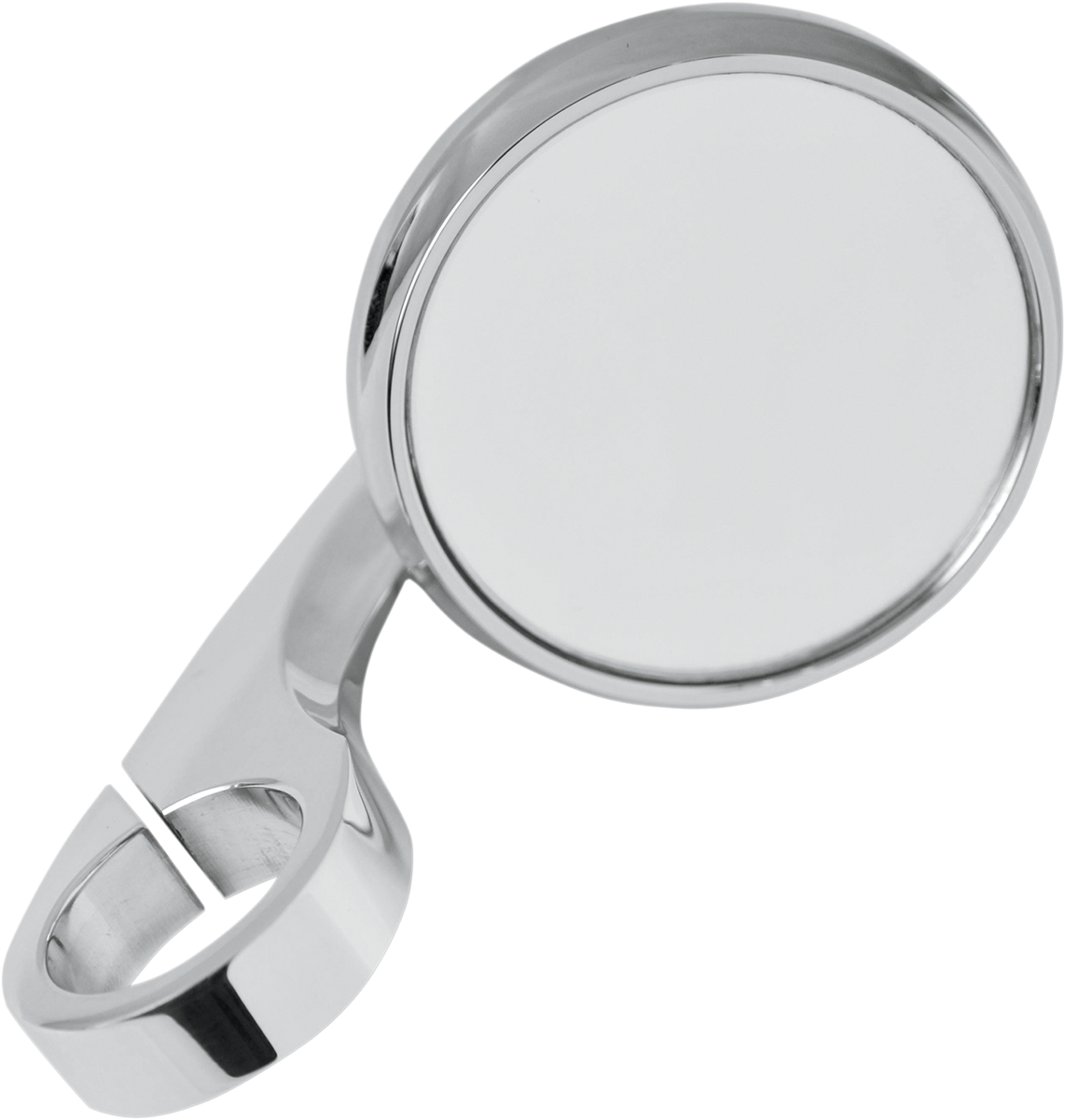 TODD'S CYCLE Mirror - Shooter - Side View - Round - Chrome - 1" 0640-0747