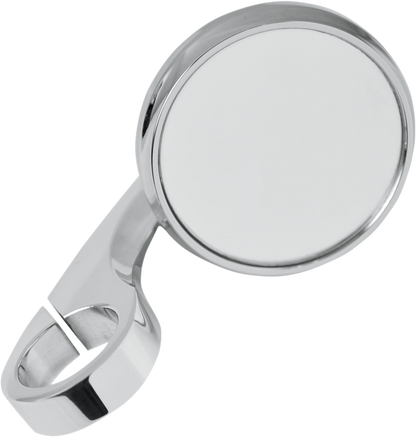 TODD'S CYCLE Mirror - Shooter - Side View - Round - Chrome - 1" 0640-0747