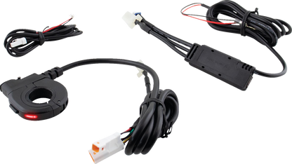 KOSO NORTH AMERICA Heated Grip Thumb Switch - USB-C Charger - Black KB011000