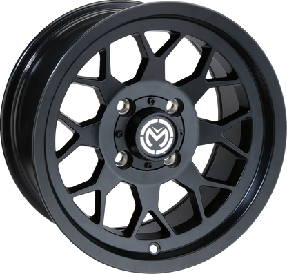 MOOSE OFFROAD Wheel - 27X - Front/Rear - Black - 12x7 - 4/136 - 4+3 27MO127136MB4
