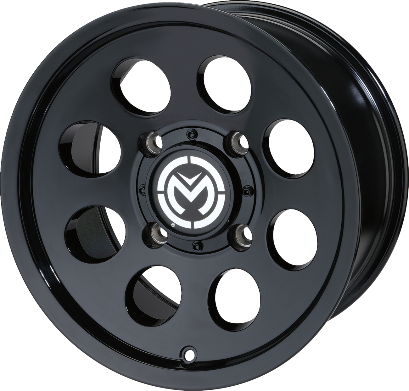 MOOSE OFFROAD Wheel - 26X - Front - Black - 12x7 - 4/136 - 4+3 26MO127136GB4