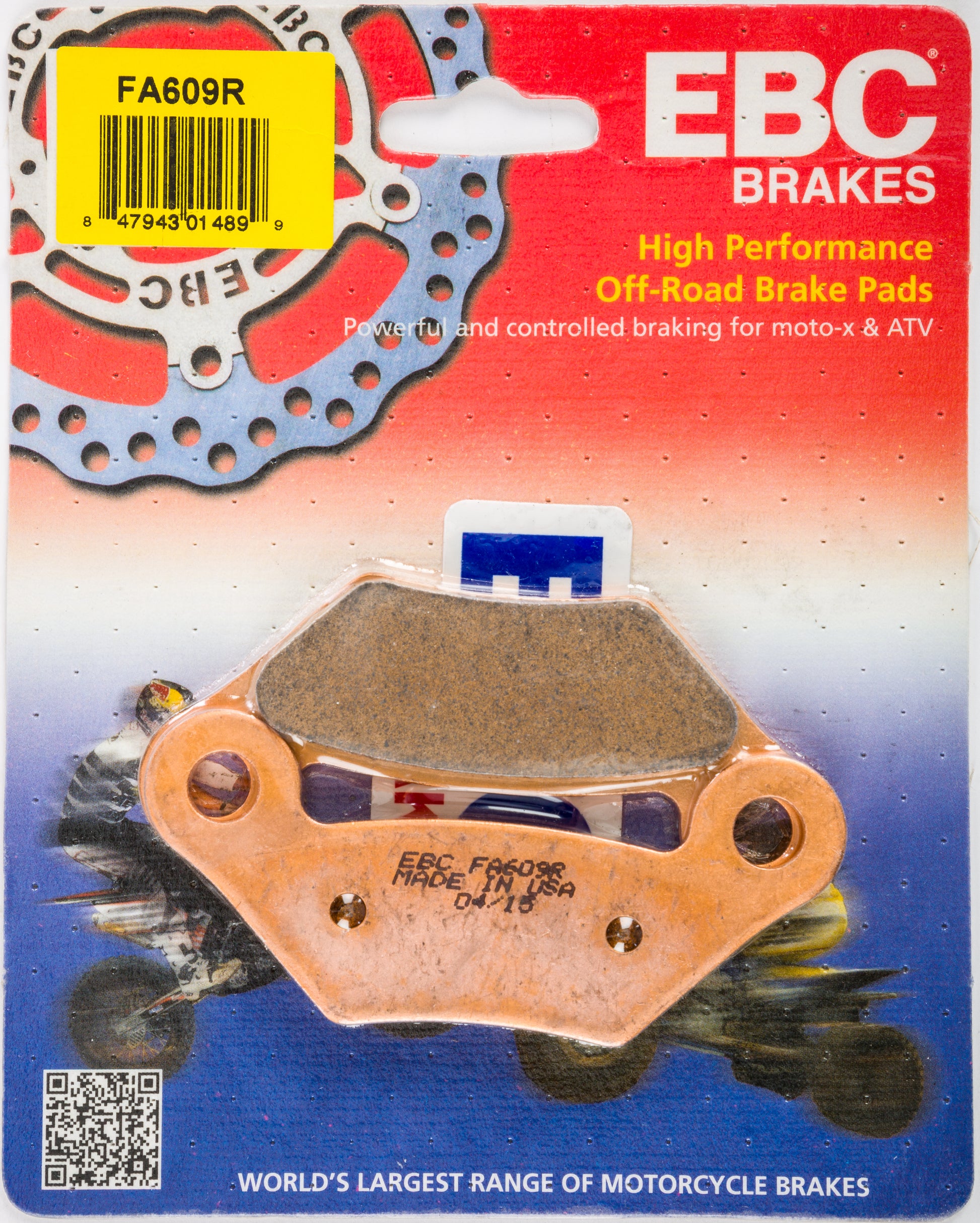 Brake Pads Fa609r Sintered R Series