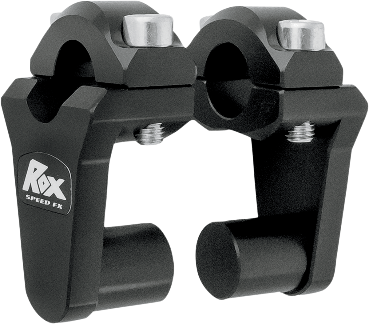 ROX SPEED FX Pivoting Handlebar Risers for 7/8" Bar Clamps - 2" - Black 1R-P2SS