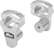 ROX SPEED FX Pivoting Handlebar Risers for 1-1/8" Bar Clamps - 1-3/4" - Chrome 3R-P2PPL