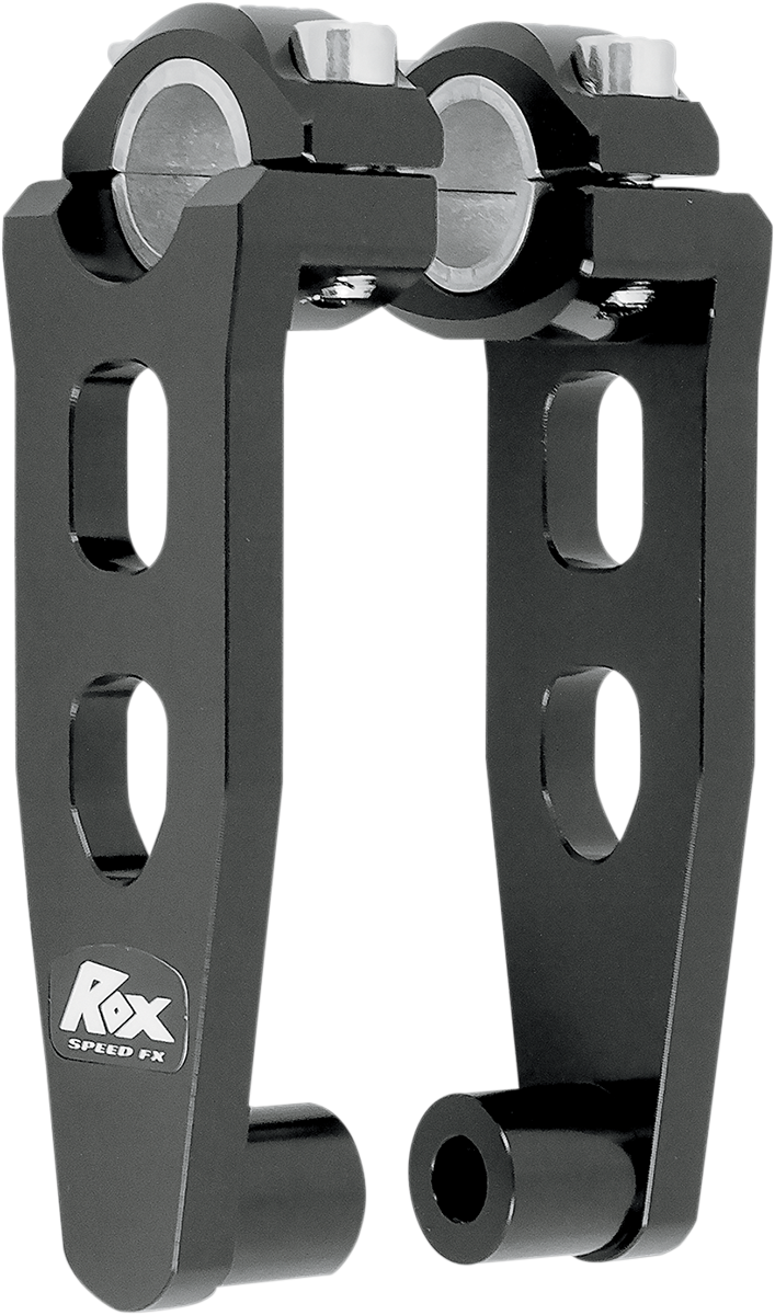 ROX SPEED FX Elite Pivoting Handlebar Risers for 7/8" and 1-1/8" Handlebars - 5" - Black 1R-P5SEK