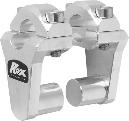 ROX SPEED FX Pivoting Handlebar Risers for 7/8" Bar Clamps - 2" 1R-P2SSN