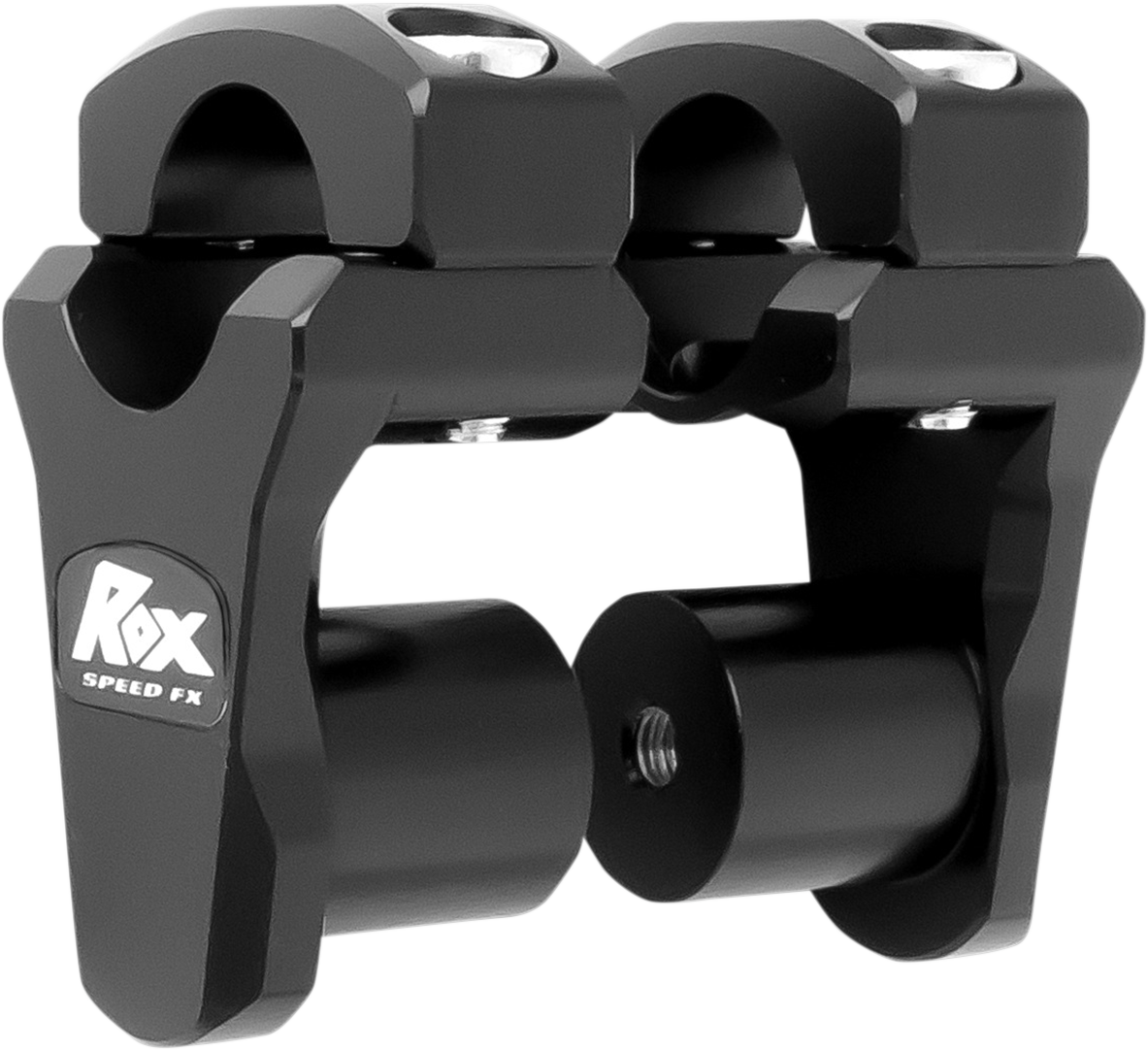 ROX SPEED FX Pivoting Handlebar Risers for 1-1/8" Bar Clamps - 1-3/4" - Black 3R-P2PPLK