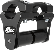 ROX SPEED FX Extended Stem 2" Pivoting Handlebar Riser for 1-1/8" Handlebars - Tenere - Black 1R-P2PPS10K