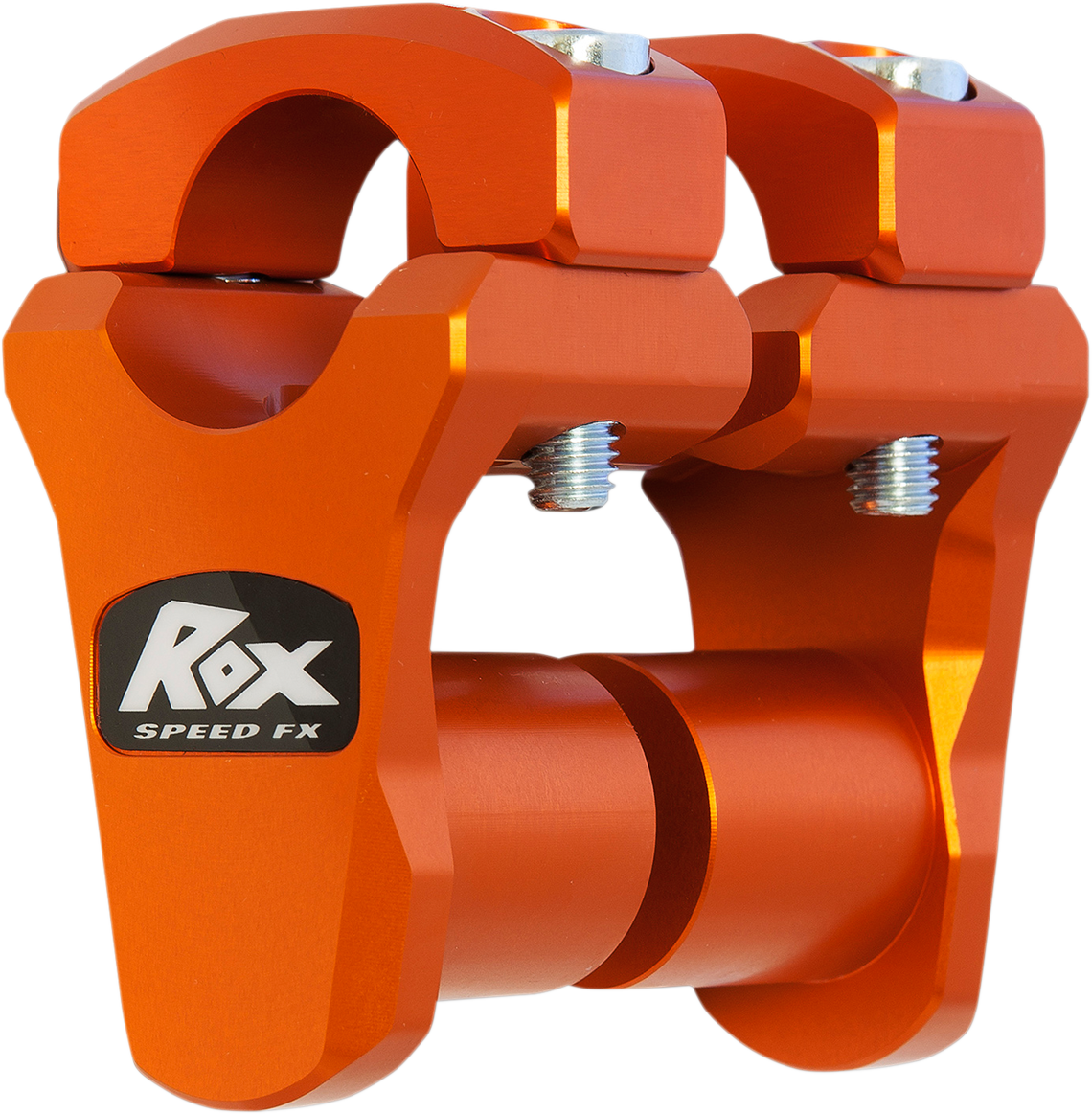 ROX SPEED FX Pivoting Handlebar Risers for 1-1/8" Bar Clamps - 1-3/4" - KTM Orange 3R-P2PPLO