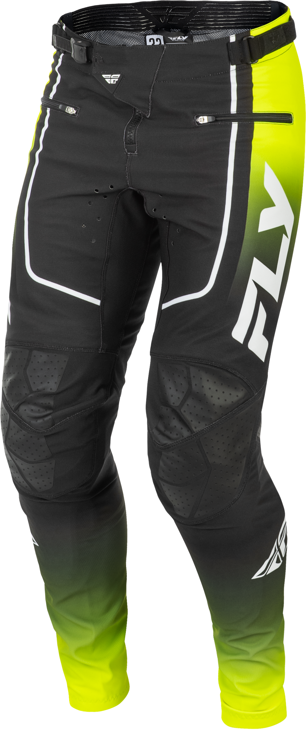 Rayce Bicycle Pants Lime/Black/White Sz 36