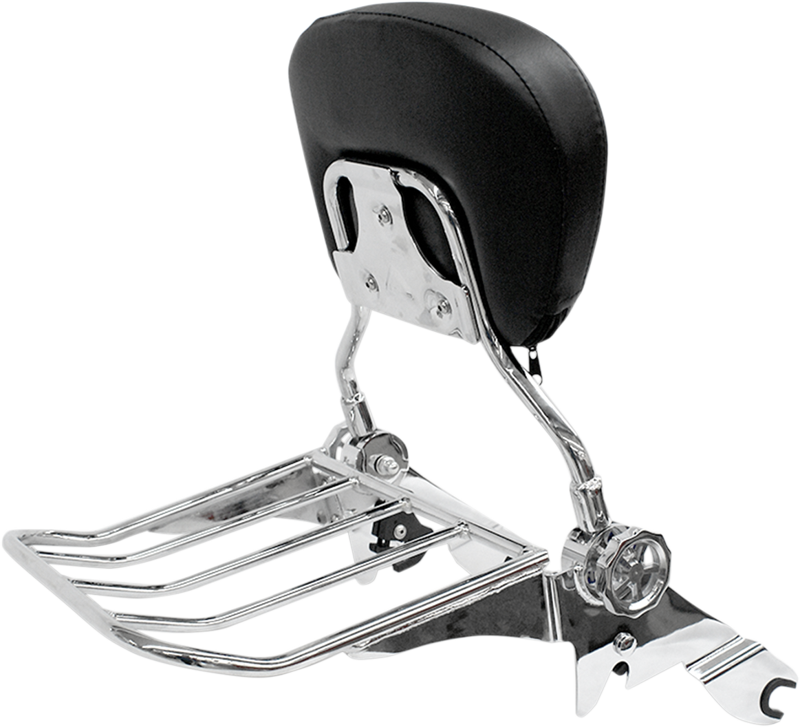 RIVCO PRODUCTS Quick-Detach Backrest - With Rack and Pad MV170