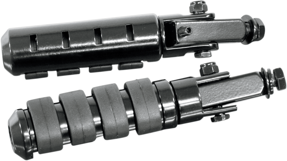 RIVCO PRODUCTS Anti-Vibration Highway Pegs - Black PEGSBK
