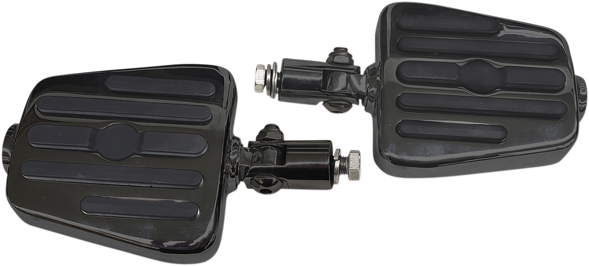 RIVCO PRODUCTS Mini Floorboards - Folding Steel Clevis - Black MV130MB