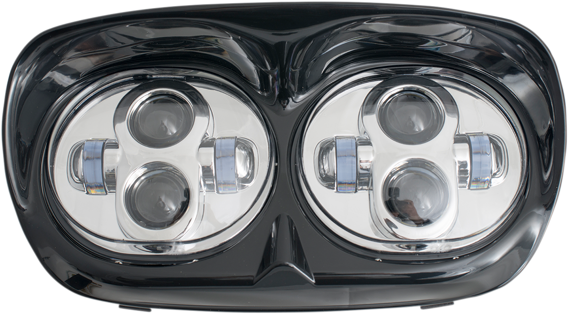 RIVCO PRODUCTS Headlight Assembly - LED - Chrome - Road Glide LED-145C