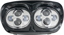 RIVCO PRODUCTS Headlight Assembly - LED - Chrome - Road Glide LED-145C