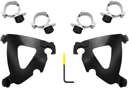 MEMPHIS SHADES Road Warrior Mounting Kit - Black - Scout MEB2037