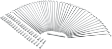 DRAG SPECIALTIES Spoke Set - Drop Center - Front - Chrome - 21" W16-0518