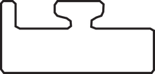 GARLAND Purple Replacement Slide - UHMW - Profile 15 - Length 55.00" - Polaris 15-5500-0-04-08