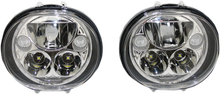CUSTOM DYNAMICS LED Headlight - 5-3/4" - Chrome CDTB-575OV-C
