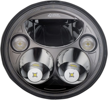 CUSTOM DYNAMICS LED Headlight - 7" - Black CDTB-7-B