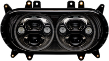 CUSTOM DYNAMICS Headlight - Black - FLTR CDTB-RG-15-B