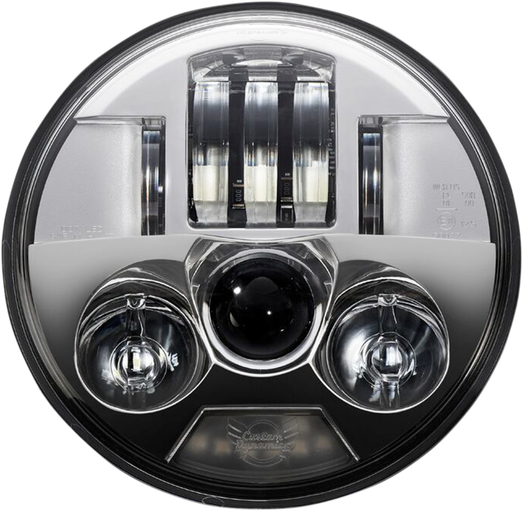 CUSTOM DYNAMICS ProBEAM LED Headlamp 5-3/4" - Chrome PB-575-C