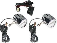CUSTOM DYNAMICS Fog Light - Chrome - Clear Lens PB-FOG-SS8-C