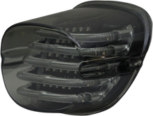 CUSTOM DYNAMICS Taillight - without License Plate Illumination Window - Smoke PB-TL-SB-S