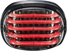 CUSTOM DYNAMICS Taillight - with License Plate Illumination Window - Smoke PB-TL-SBW-S