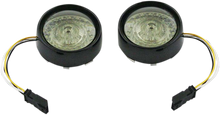 CUSTOM DYNAMICS Bullet Turn Signal - JAE CVO - Gloss Black - Smoke Lens PB-BB-AW-JAEBS