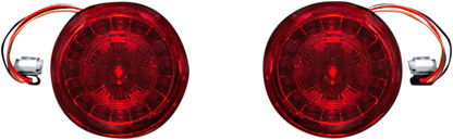 CUSTOM DYNAMICS Rear Turn Signal Insert - JAE Bases - Red PB-RR-JAE