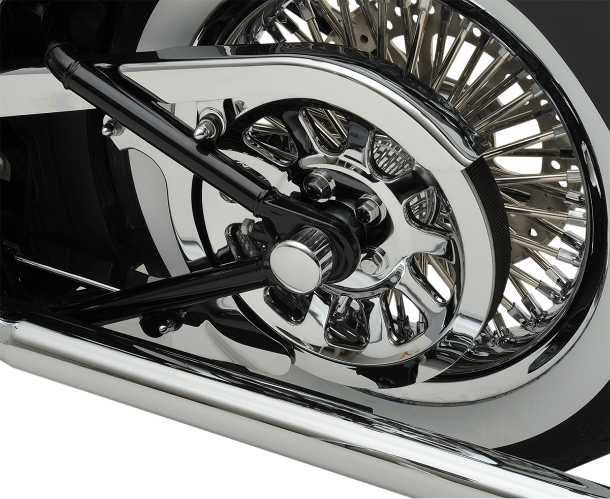 DRAG SPECIALTIES Axle Caps - Chrome - Rear - Pair W16-0332