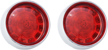 CUSTOM DYNAMICS Bullet Turn Signal - 1156 - Chrome - Red Lens PB-BB-R-1156CR